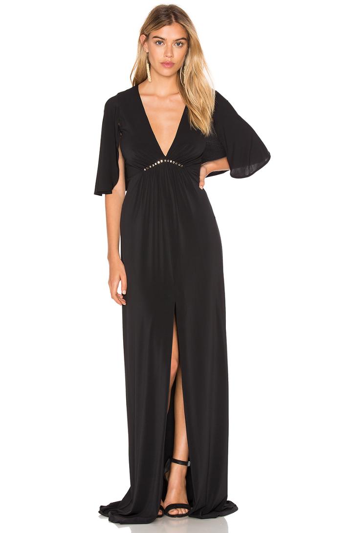 Flounce Sleeve Gown
