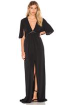 Flounce Sleeve Gown