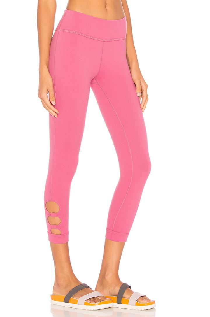 Full Circle Cut Out Capri Legging