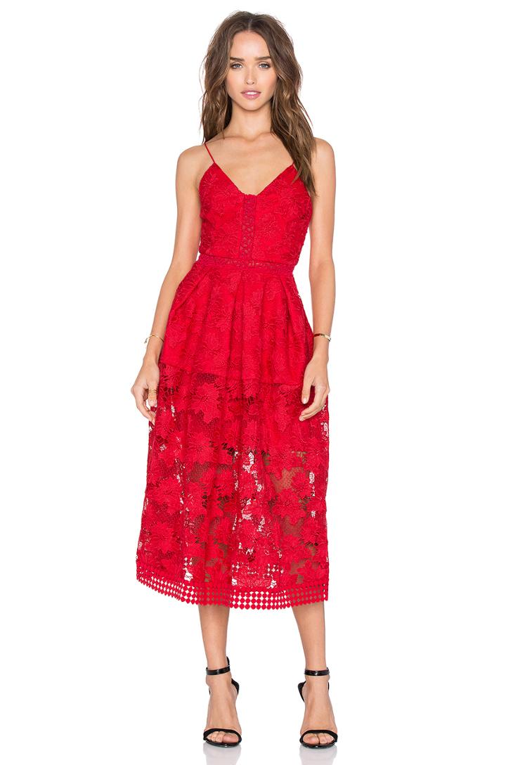 Floral Lace Rouleau Ball Dress