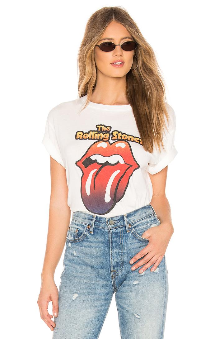 Rolling Stones Gradient Tongue Boyfriend Tee