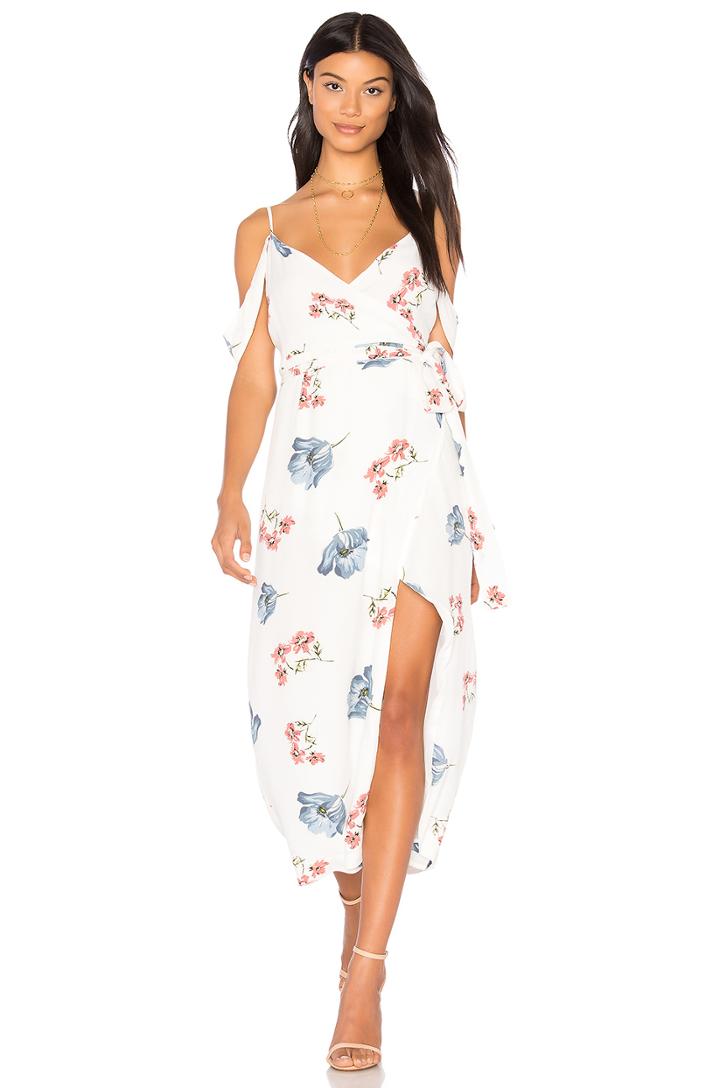 Floral Wrap Dress