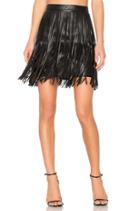 Clover Fringe Mini Skirt