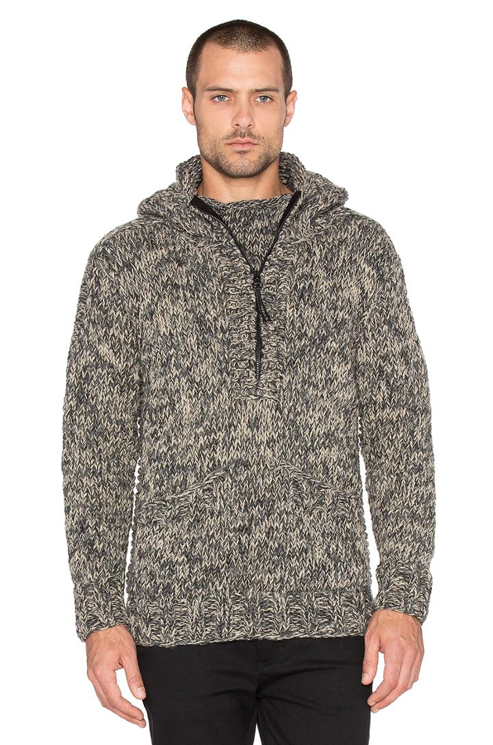 Handknit Anorak Sweater