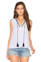 Iglesia Contrast Stitch Top