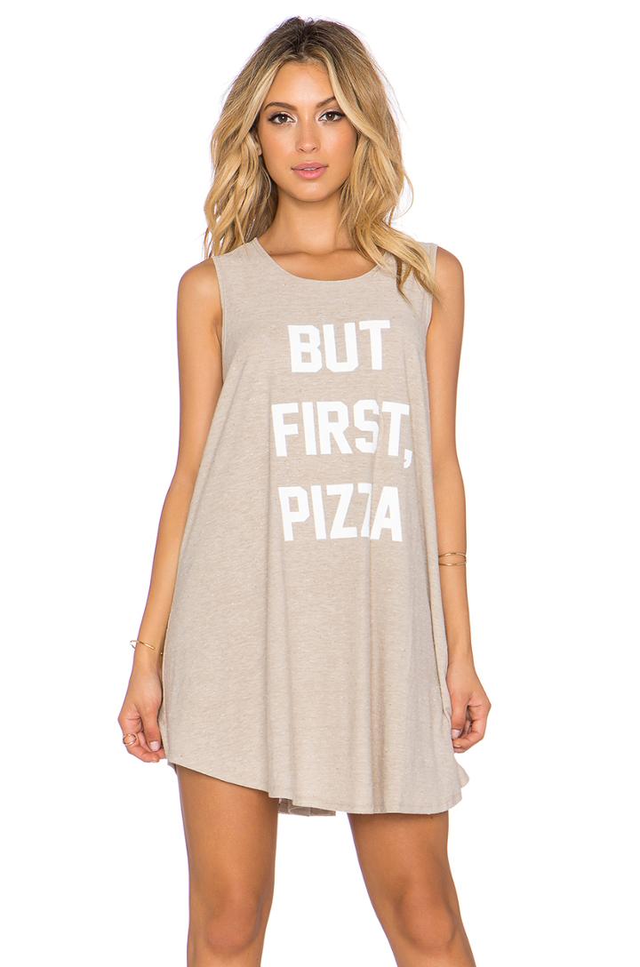 But First, Pizza Up Front Dress
