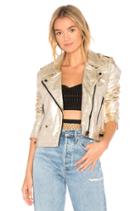 X Revolve Metallic Moto Jacket