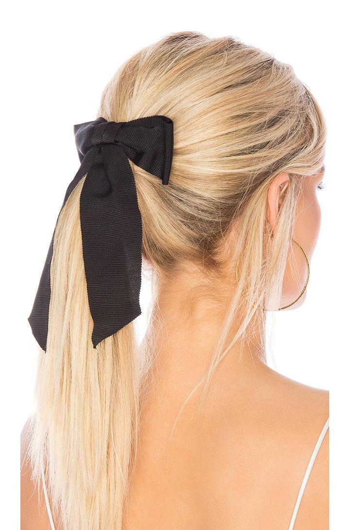 Wide Grosgrain Bow Barrette