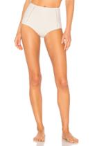 Seersucker High Waisted Bikini Bottoms