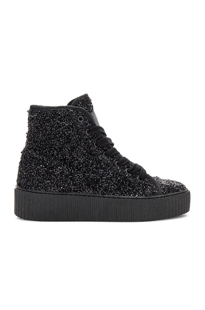 Curly Hi Top Sneakers