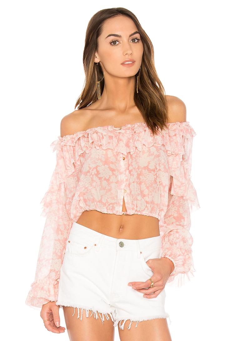 Ruffle Popover Top