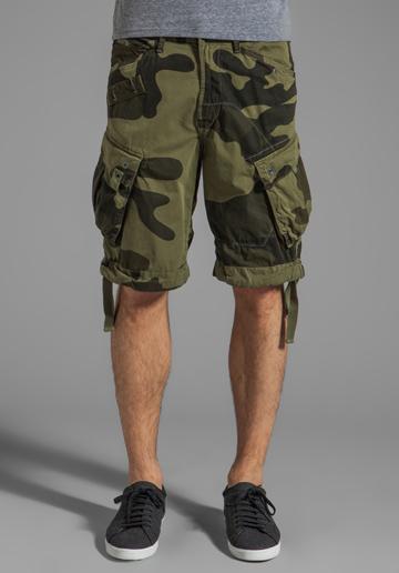 G-star Rovic Loose Camouflage 1/2 Short In Sage
