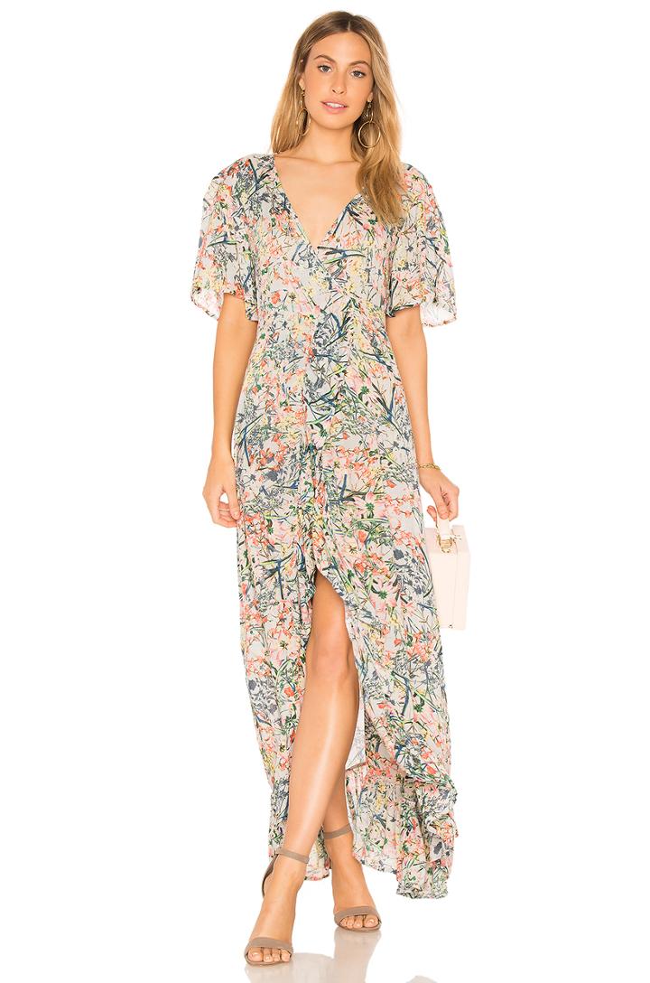 Monique Wrap Maxi Dress
