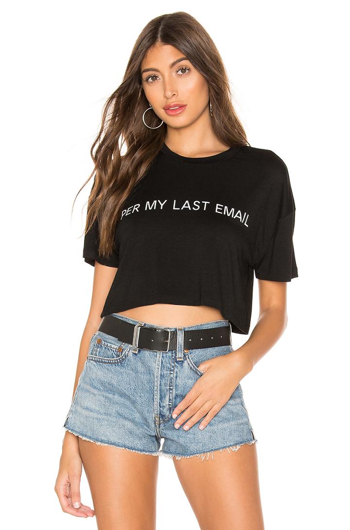 Jessica Cropped Tee