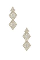 The Pave Kite Disc Earrings