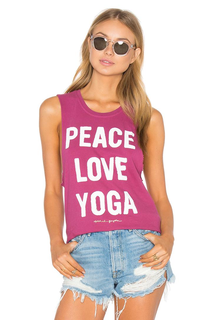 Peace Love & Yoga Tank