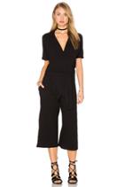 Bubble Gauze V Neck Jumpsuit