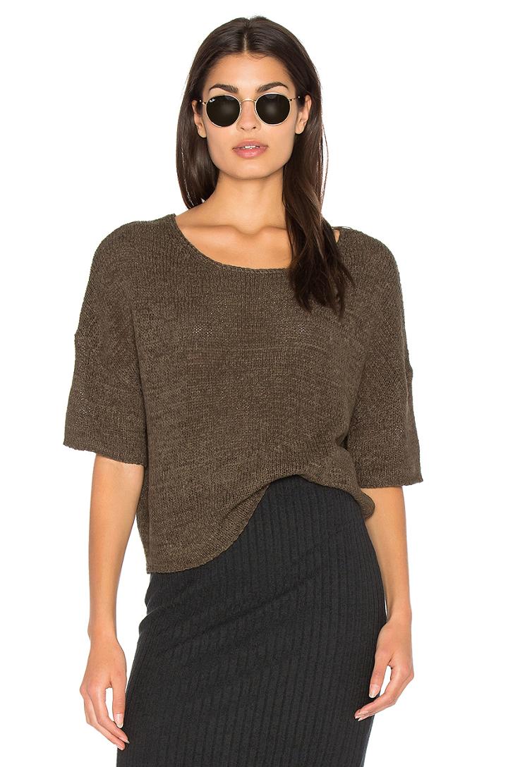Tape Yarn Box Sweater