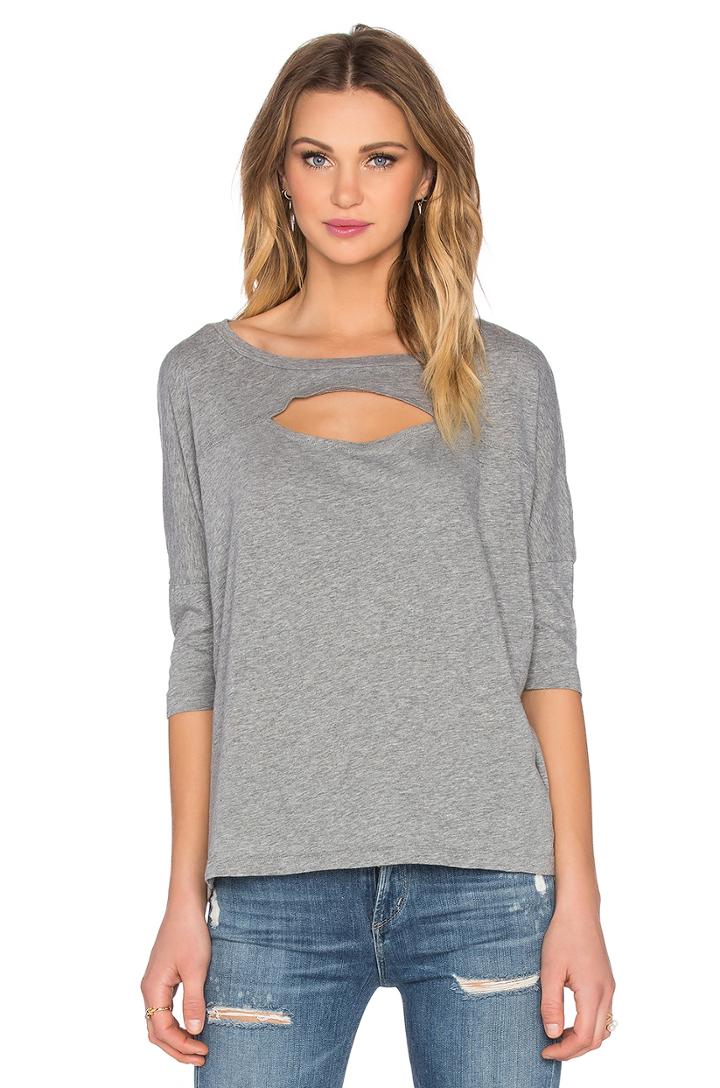 Lightweight Jersey Cut Out Dolman Tee