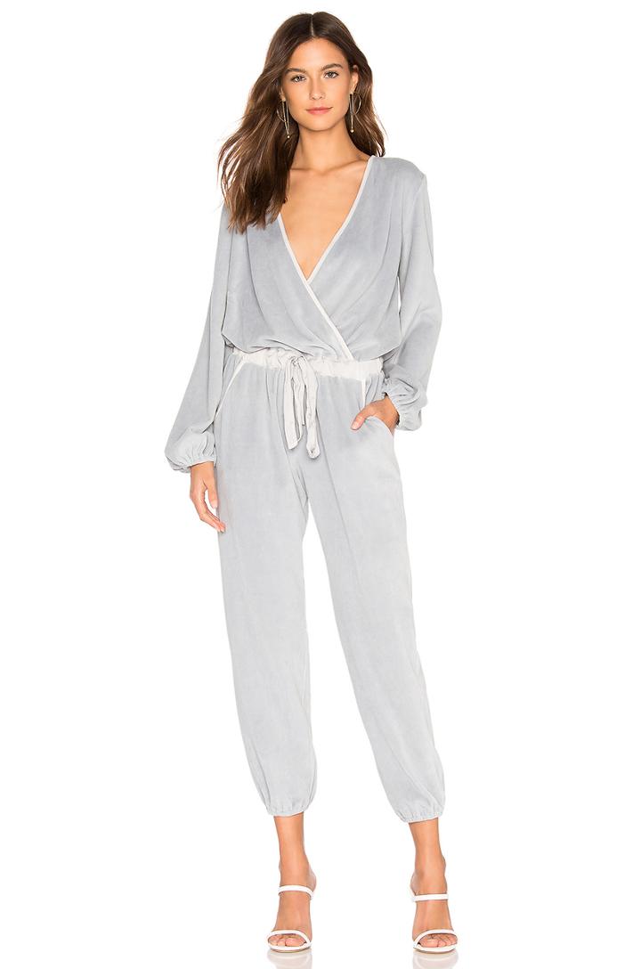 Foiley Velour Jumpsuit