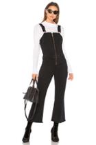 Zip Front Crop Flare Overall