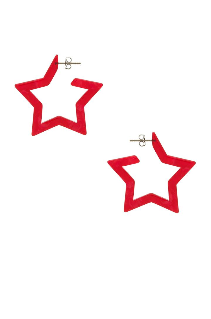 X Revolve Star Earrings