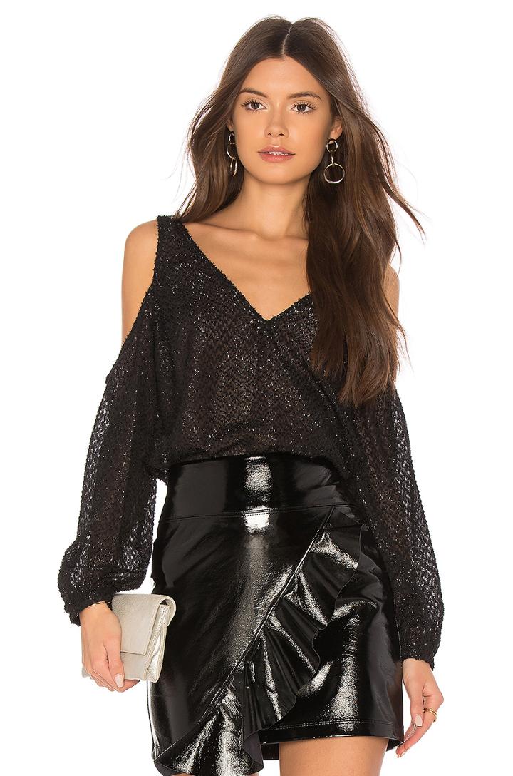 The V Neck Shoulder Top