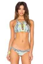 High Neck Halter Bikini Top