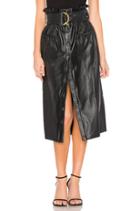 Jenna Faux Leather Skirt