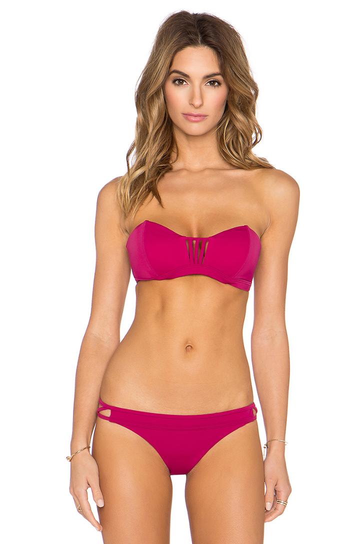 Painted Bandeau Bikini Top