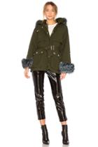 Swing Jacket With Rabbit Liner & Fox Trim