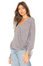 Surplice Ruffle Top
