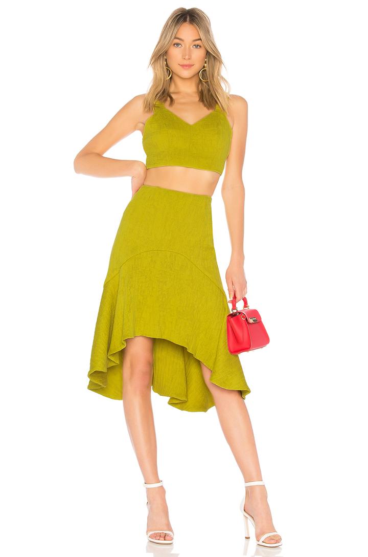 Cinematic Top And Skirt Set