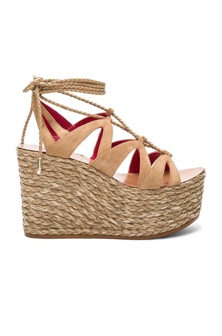 Lace Up Wedge