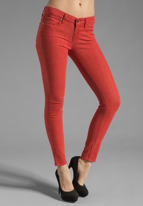 Paige Denim Verdugo In Vintage Red