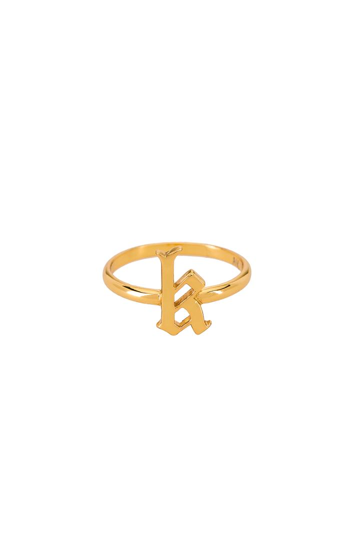 The Gothic Letter K Ring