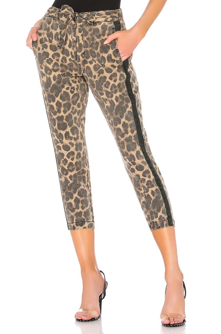Leopard Pant With Sash