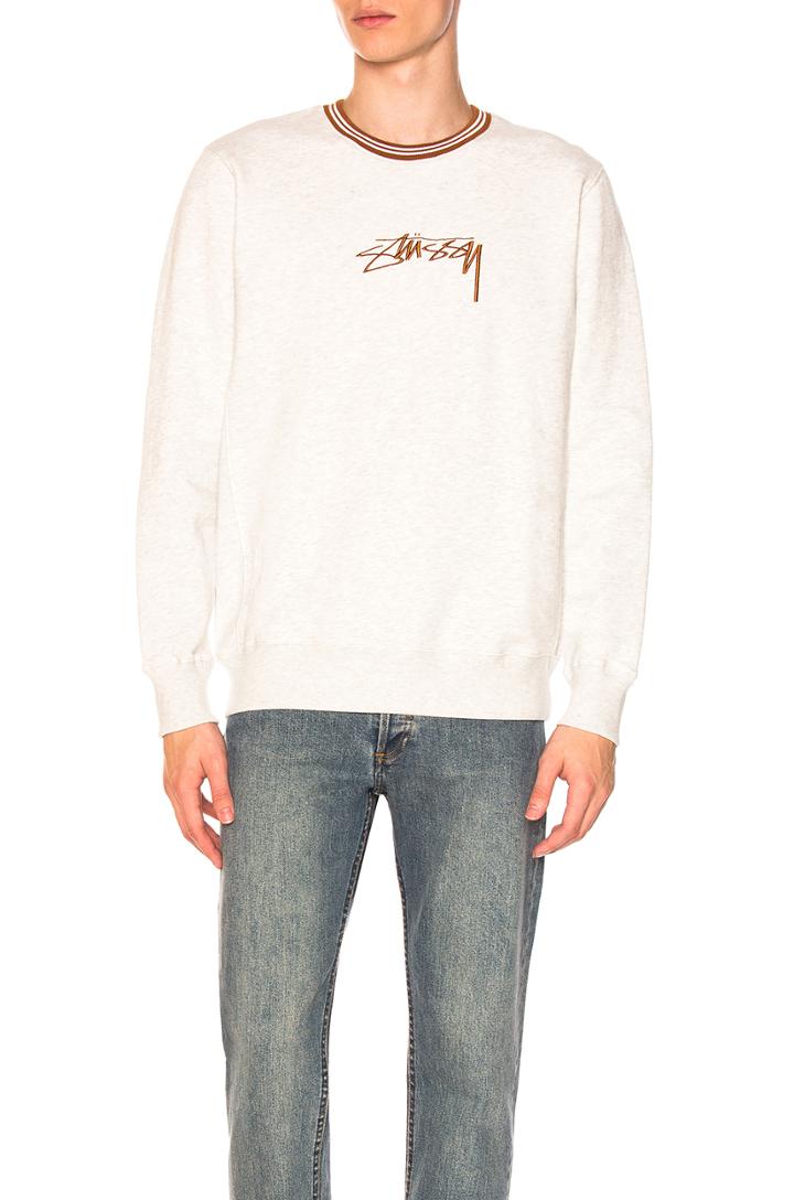 Contrast Collar Crew