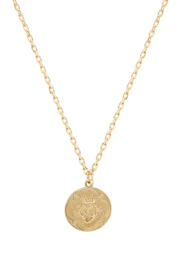Sacred Heart Shield Necklace
