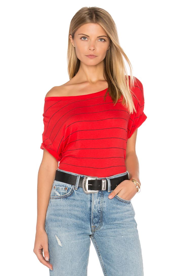 Stripes Slub Loose Tee
