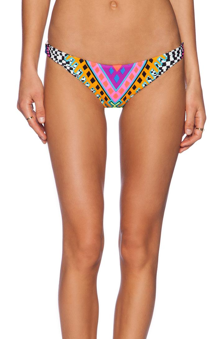 Ruched Brazilian Bikini Bottom