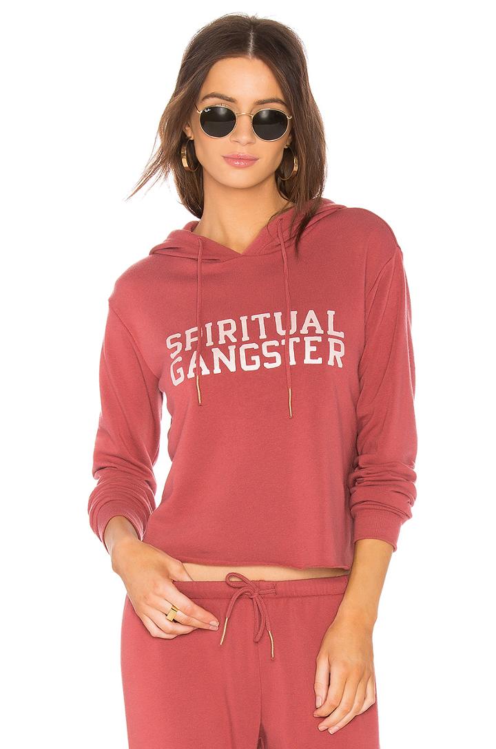 Sg Varsity Crop Hoodie