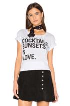 Cocktails Sunsets & Love Tee