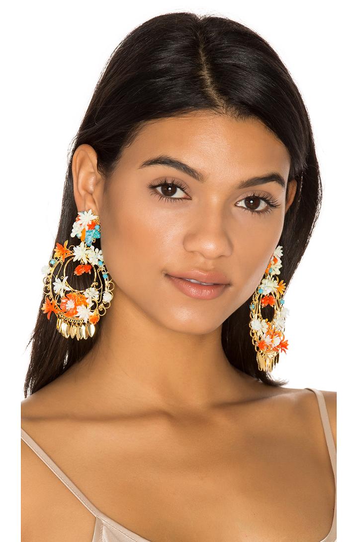 Flor Atardecer Earrings