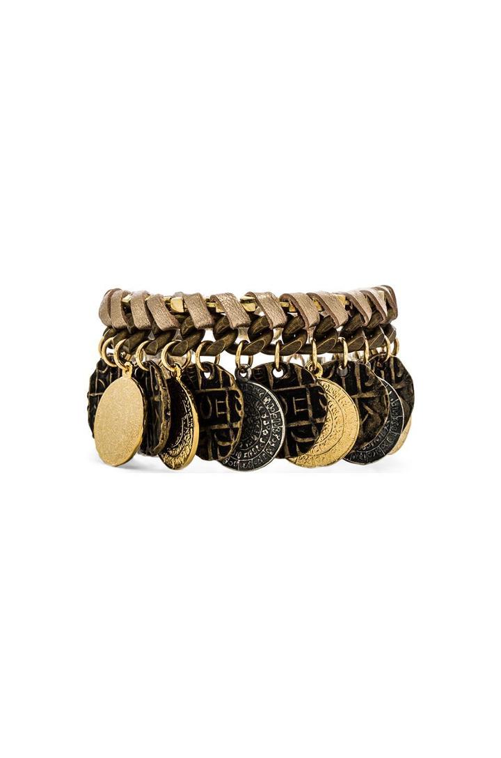 Coin Layered Bracelet