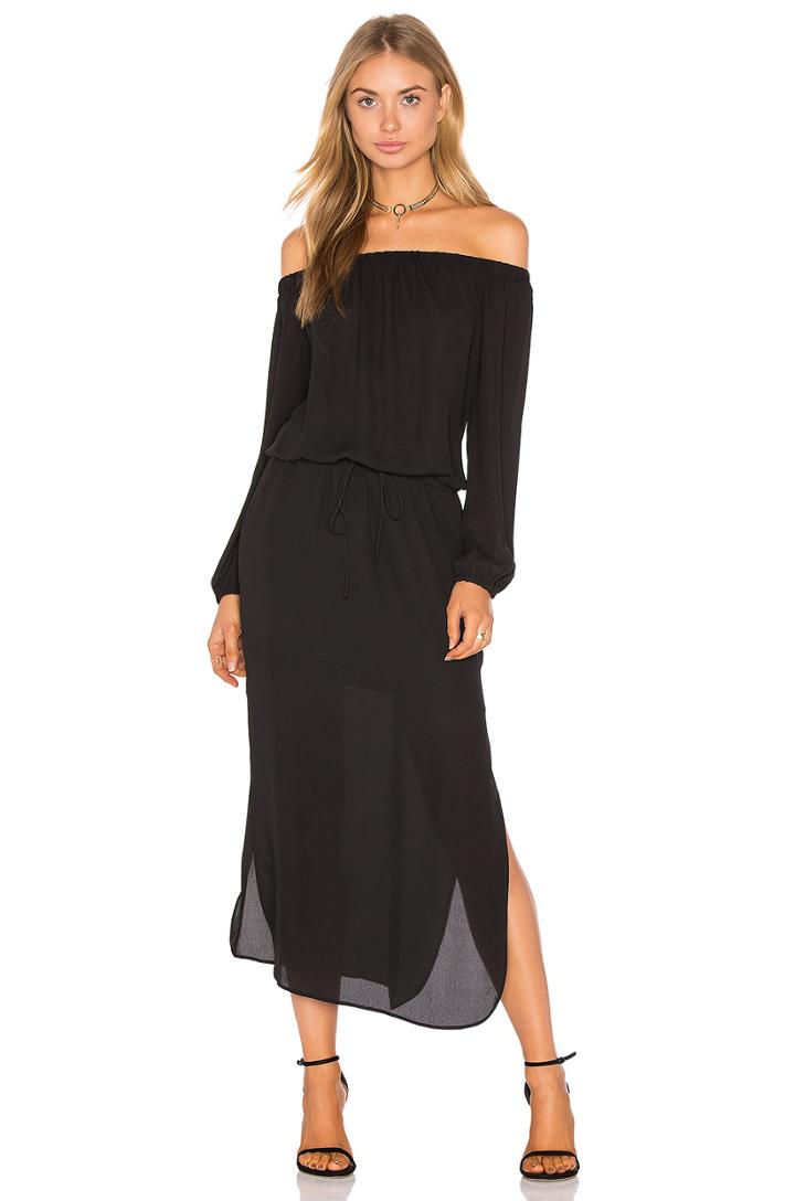 Off Shoulder Midi Dress