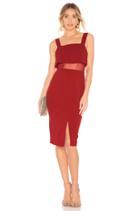 Overlay Midi Dress