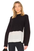 Round Neck Knit Overlay