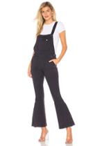 Flared Crossback Overalls