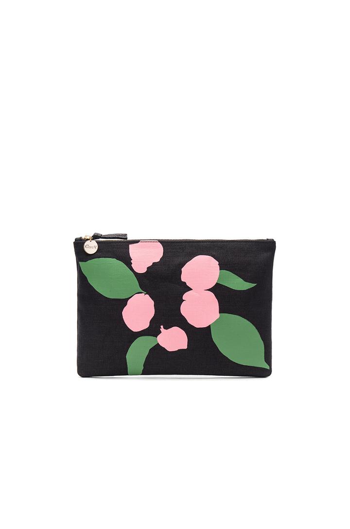 Flat Maison Canvas Clutch
